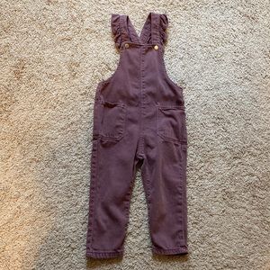 Zara toddler girl overalls